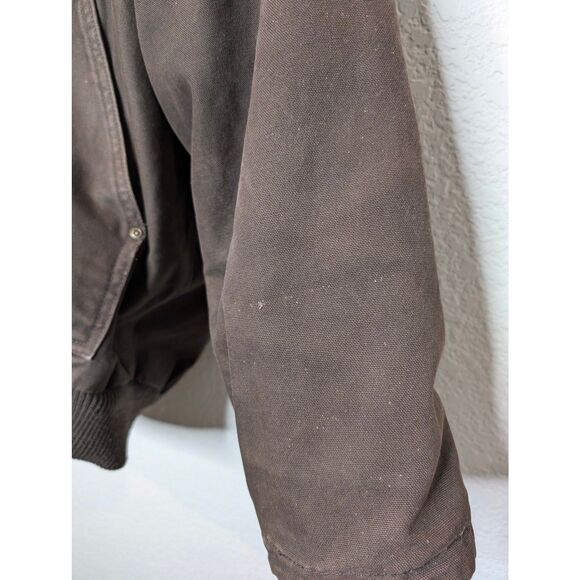 Vtg Lakin McKey Men 3XL  Duck Canvas Coat Work Jacket Fleece Lined Hooded - Picture 7 of 11